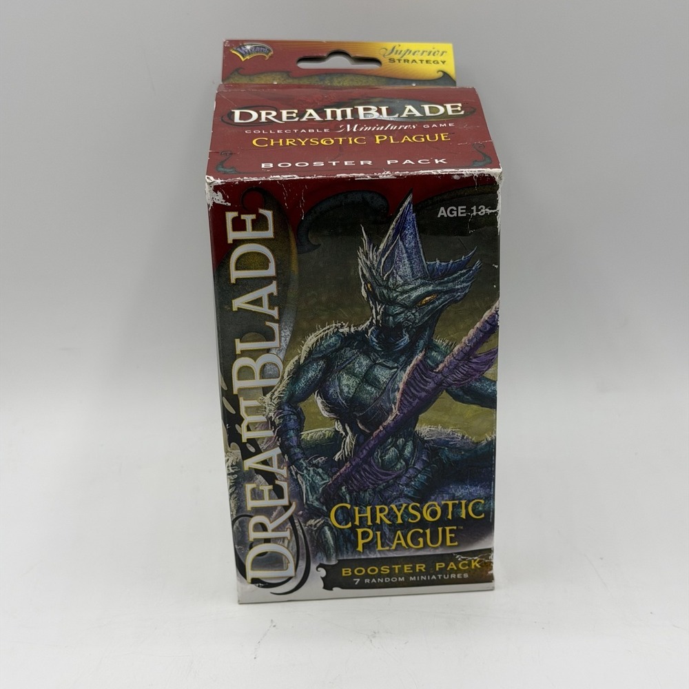 DreamBlade Chrysotic Plague Booster Pack 7 Random Miniatures Queen Chrysota OPEN